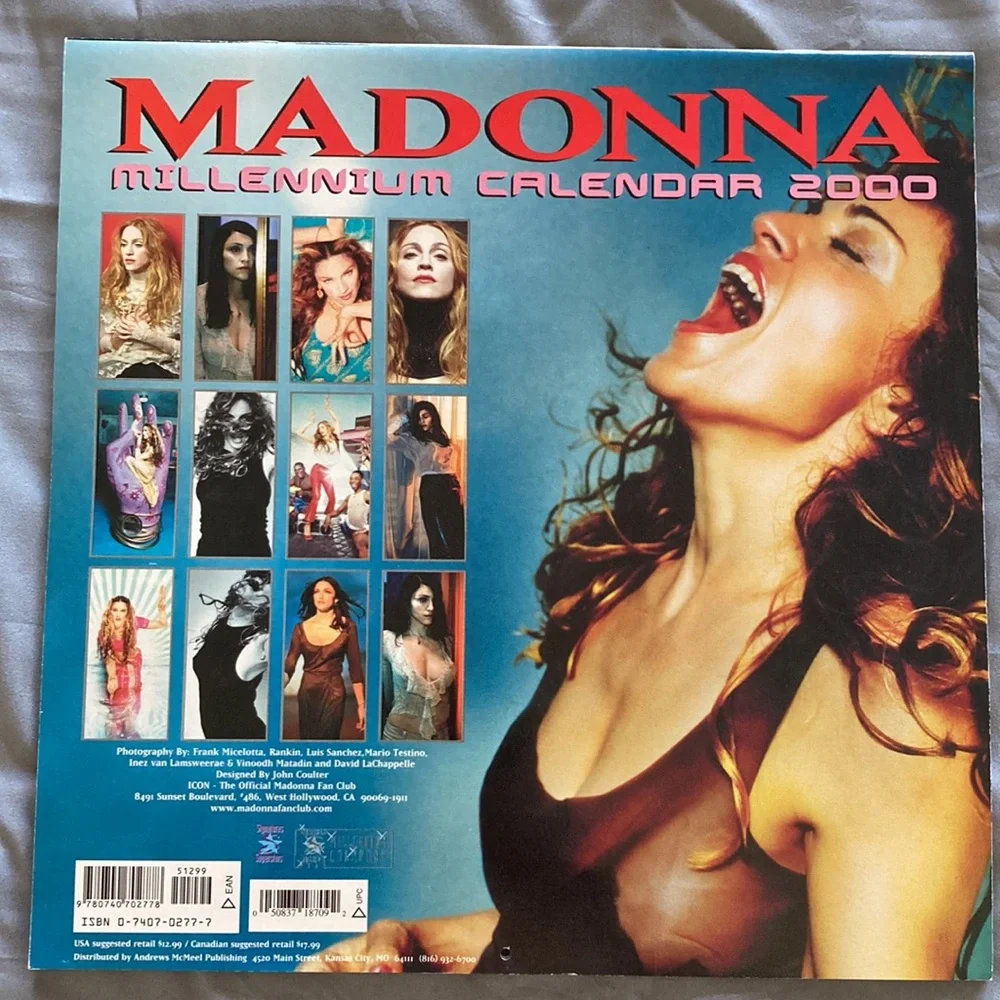 Madonna 2000 Calendar